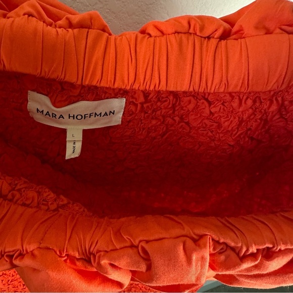 Mara Hoffman Kenza Ruffled Smocked Mini Dress
Poppy Red Size SZ L - Picture 11 of 12